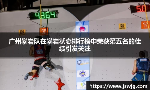 广州攀岩队在攀岩状态排行榜中荣获第五名的佳绩引发关注